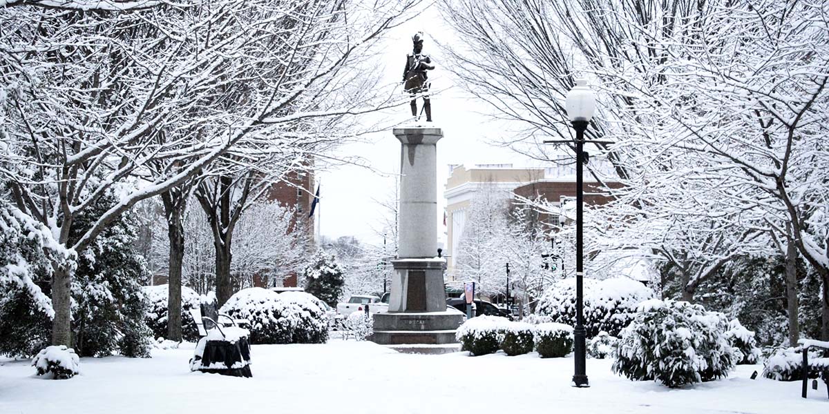 Spartanburg South Carolina Snow Day