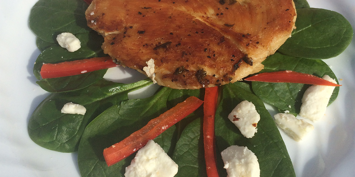 Greek marinated chicken for healthy lunch or dinner ideas