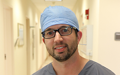 Plastic surgeon, Manny Trujillo, MD recently performed a toe to thumb transplant on patient, Glenn Allum.