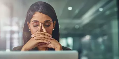 Feeling drained from all her efforts